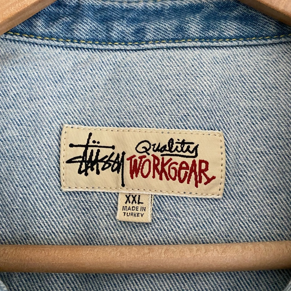 Stussy Quality Workgear Denim Jacket XXL